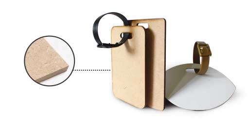 bahan luggage tag