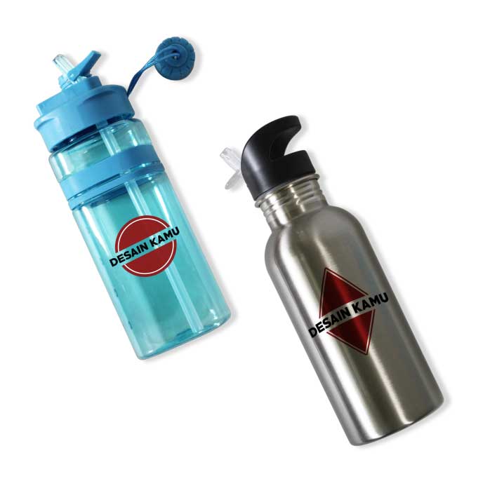 print botol custom dengan sedotan