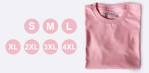 pilihan ukuran lengkap mulai dari S sampai 4XL